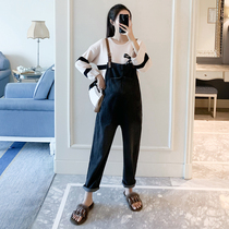 2019 New maternity womens trousers Korean casual two-piece set fashion tide Net red trousers fashion tide