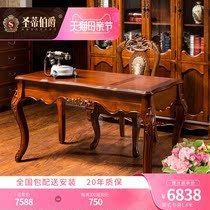 Lavish American Solid Wood Desk Writing Desk Book Room Furniture Eurostyle Antique Desk Bedroom Computer Desk 1 4 m