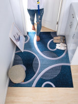 Door mat Doormat Entrance carpet Stepping mat Rubbing soil Light luxury entrance door entry household non-slip absorbent mat