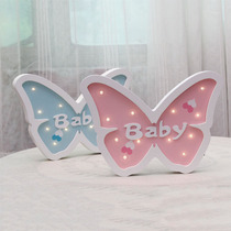 Cute Germination Butterfly Small Night Light Cloud star Cartoon Led Lights Children Room Decoration Exclusive Customised Nordic Dress
