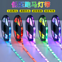 led Running Horse Flow Water Lamp Belt 12V Low Press 5V Highly Bright USB Model Motorcycle Waterproof Neon Flash Lamp