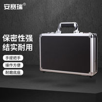 Anseigree Handheld Password Toolbox Aluminum Alloy Precision Instrument Box Insurance Storage Box Document Containing Box Aluminum