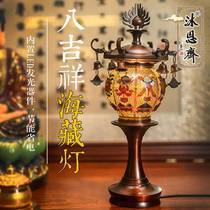 Taiwan pure copper shrine lanterns lotus lanterns for Buddha lanterns led lanterns antique palace lanterns sea collection lanterns temples