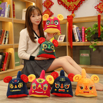 Tiger Year Mascot Paparazzi Wool Suede Toy Small Tiger Pendant National Wind Doll Cloth Doll New Annual Meeting Gift Customisation