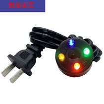 Fish tank aquarium diving lantern ball artificial mountain flowing water fountain decoration waterproof land LED gradient flashing lantern 4 lamp beads