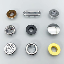 Wash Basin Spillway Hole Plug Face Basin Spillway Decoration Cover Wash Face Pool Pool Ceramic Table Basin Decoration Cover Accessories