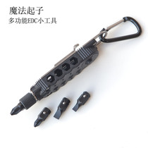 Multifunction Magic Opener Outdoor EDC Mini Combine Small Tool Manual Screwdriver With Cross Bottle Opener