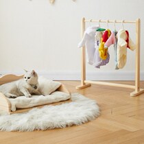 Pet dog wardrobe pet hanger dog cat small pet pet shop display rack coat rack storage rack