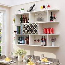 Wall cabinet wall Wine Cabinet Rack Creative Cups bearing gravity Strong nails on suspended side sofa Sofa Hanging Hall