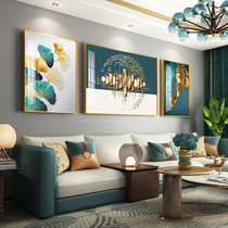 Modern living room hanging painting decorative painting high-end sofa background wall high-end murals simple atmosphere light luxury wall painting