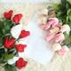ເຊັ່ນດຽວກັບດອກໄມ້ຈິງ 10-stem set of Caroline hand-feeling moisturizing Rose simulation bouquet living room decoration fake floral arrangement