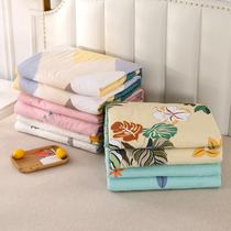 Full cotton Summer quilted by air conditioning by summer cool quilted by pure cotton thin quilt Single double spring and autumn by the core thin and machine washable