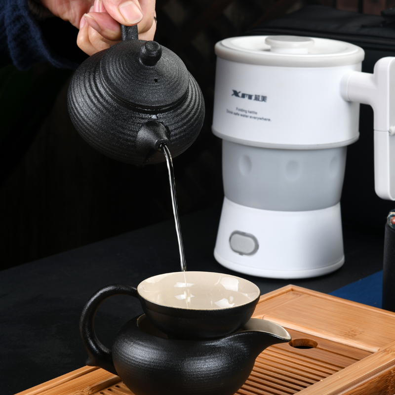 Xu ink is suing travel kung fu tea set with portable electric kettle can boil water household contracted business hotel