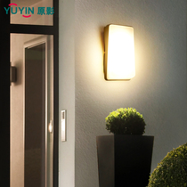 Original shadow door wall lamp outdoor led simple modern wall lamp ultra-thin wall lamp waterproof super bright courtyard door lamp