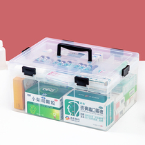 Medicine Box Home Loading Large Capacity Household Classified Multilayer Emergency Medical Box Full Set First Aid Medical Medication Intake Box