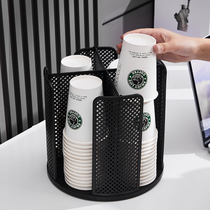 Disposable cup taker home creative desktop water cup water dispenser paper cup plastic commercial storage shelf