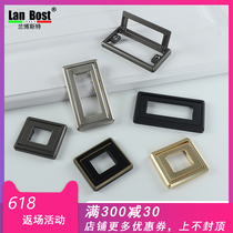 Modern minimalist cabinet handle Chest of drawers door dark handle Nordic invisible surface-mounted plain cabinet Wardrobe door handle