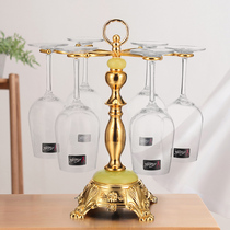 Creative European-style red wine rack goblet rack wine glass rack upside down hanging glass rack red wine glass rack palace style model room