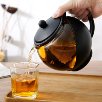 Teapot glass household kettle high temperature resistant kung fu black tea cup stainless steel filter tea puncher KTV hotel tea set