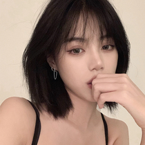 Lane South 925 Sterling Silver Ring Double Ear Earrings Female Summer Temperament 2021 New Tide Ear Chain Joker Earrings