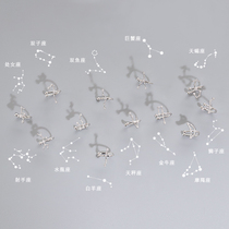 925 sterling silver twelve constellations ear clip small earrings earrings hipster earrings gift women