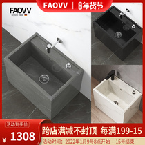 Outdoor outdoor rock board mop pool courtyard stone marble mop pool floor standing stone mop pool custom