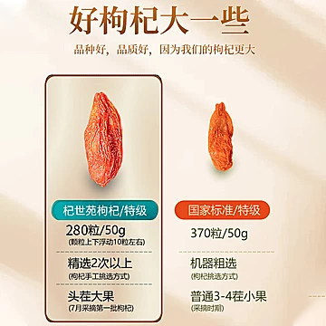 【杞世苑】枸杞子宁夏特.级500g[5元优惠券]-寻折猪