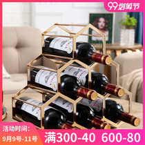 European model room home living room wine cabinet decorations ornaments restaurant luxury creative wine red wine rack ornaments
