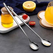 Coffee shallow spoon long handle long spoon handle long spoon handle small head European small luxury exquisite creative slender spoon