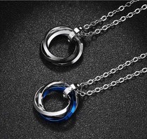 Pendant mens titanium steel hip hop female hiphop pendant accessories Han version personality Guys Jane about necklace male wave