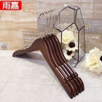 Yujia solid wood hanger clothes hanger clothes support Non-slip hanger Clothing store incognito adult womens wardrobe clothes rack