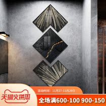 Creative porch decorative painting light luxury atmosphere living room decorative painting restaurant combination painting new Chinese sofa background wall painting