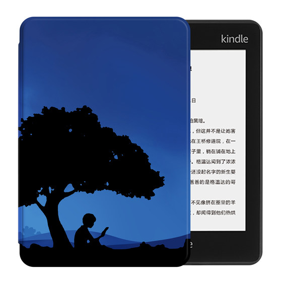 나무 아래 독서 Kindle22/24 청소년 버전 보호 커버 PaperWhite4/5 유화 KPW6/OASIS3 나무 아래 독서 Kindle22/24 청소년 버전 보호 커버 PaperWhite4/5 유화 KPW6/OASIS3