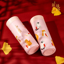 Fight together on the new Palace Royal Cat said series thermos cup water cup for men and women stainless steel long-lasting portable 380ml