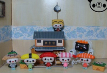 DIY handmade beaded beads electronic version of drawings Sushi kid DW1077 Chinese Line chart