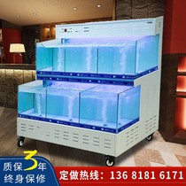 Seafood Fish Tank Hotel Two-story Mobile Shellfish Pool Supermarket Aquatic Products Store Special Seafood Pool Commercial