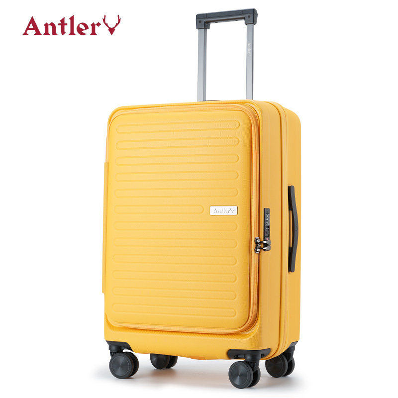 Cabin Luggage Antler Yellow Suitcase Antler Luggage Case 20inch