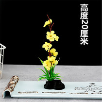 Hotel sassy plate ornaments plum blossom dining artistic conception seafood embellishment surrounding the kitchen cold dish platter simulation flower head