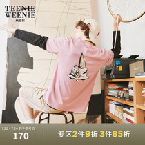 TeenieWeenie bear mens summer Korean version of casual short-sleeved cartoon printing T-shirt top tide Xinjiang cotton