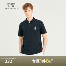 TeenieWeenie bear mens clothing 2021 summer new lapel short-sleeved T-shirt embroidery Polo shirt tide