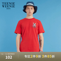 TeenieWeenie Bear mens summer mens sports ice sense series trend short-sleeved T-shirt Xinjiang cotton