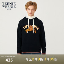TeenieWeenie Bear mens printed casual fashion wool hooded sweater winter mens sweater trend