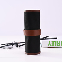 48 36 holes 72 sets of sketch pencil curtain color lead pen bag canvas color pencil curtain pencil bag beginner pencil bag tool personality pen bag large capacity storage color lead student pen bag