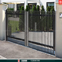Villa Gate Patio Door stainless steel Entrance Garden Gateway Outer Courtyard Door Wall Stainless Steel Gate