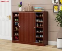 Shoe cabinet entrance shoe cabinet integrated wall balcony ventilation oblique insertion new Chinese fashion fashion fashion fashion storage rack shoe rack