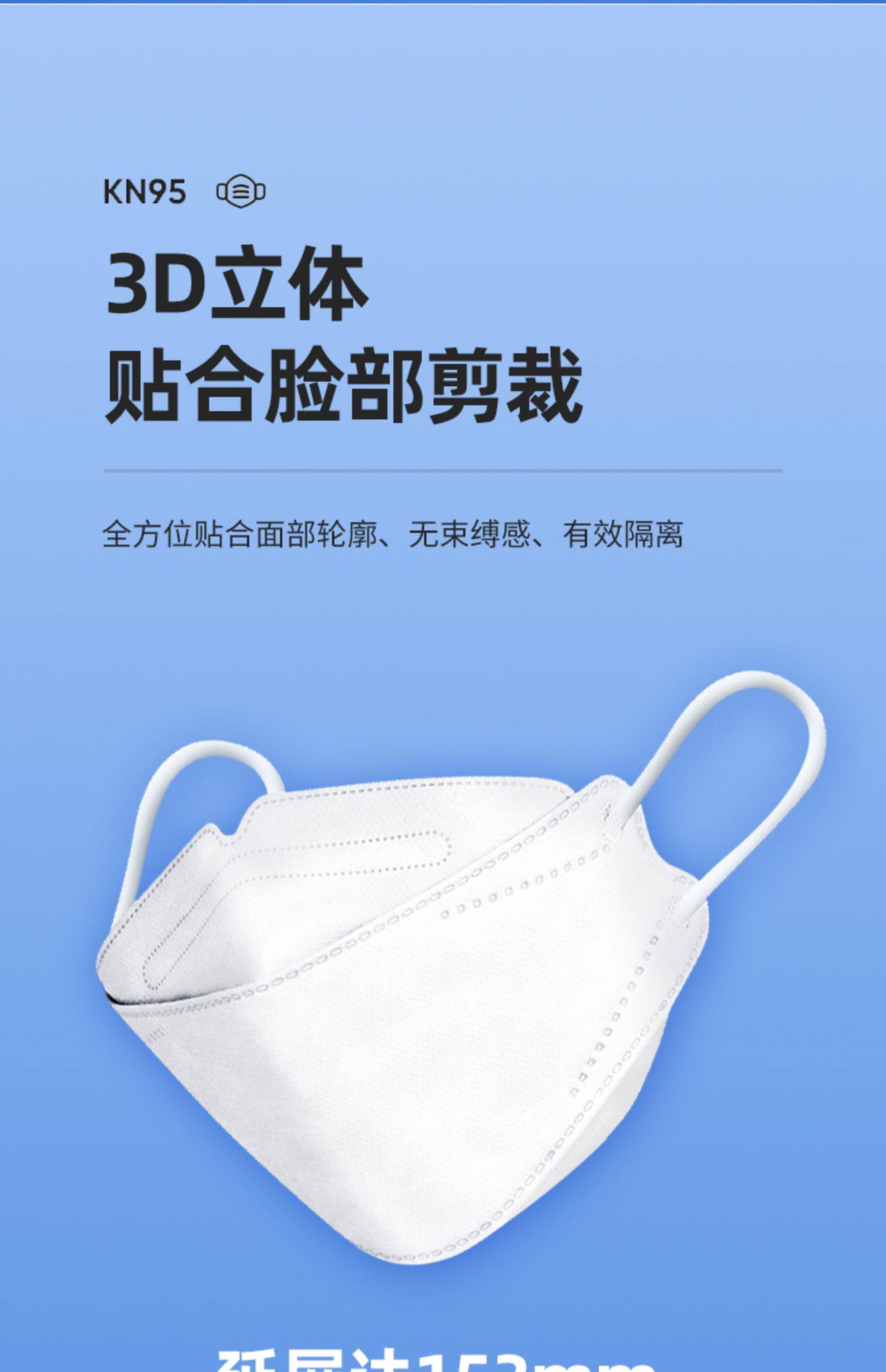 现货当天发海氏海诺kn95柳叶型可消毒水洗纳米膜重复使用口罩