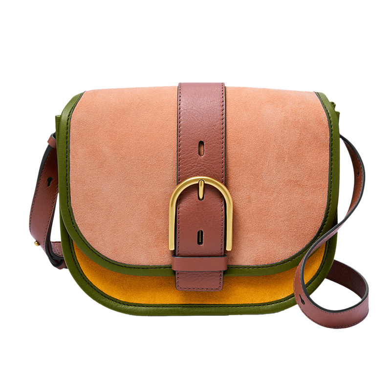 Fossil 化石 WILEY系列 牛皮女式马鞍包单肩包 天猫优惠券折后￥599包邮 3色可选