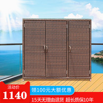 Outdoor balcony storage cabinet storage cabinet outdoor balcony special cabinet door outer shoe cabinet corridor waterproof and Sun sunscreen