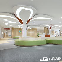 Jiugang GRG plate Hospital commercial field Office office sales department Hotel modeling package column factory customization