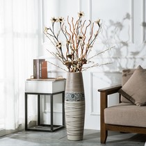 Flower-filled Living Room Flower-Euro Simple Modern Creative Simple Swing Parts Decorated Large Nordic Landing Vase